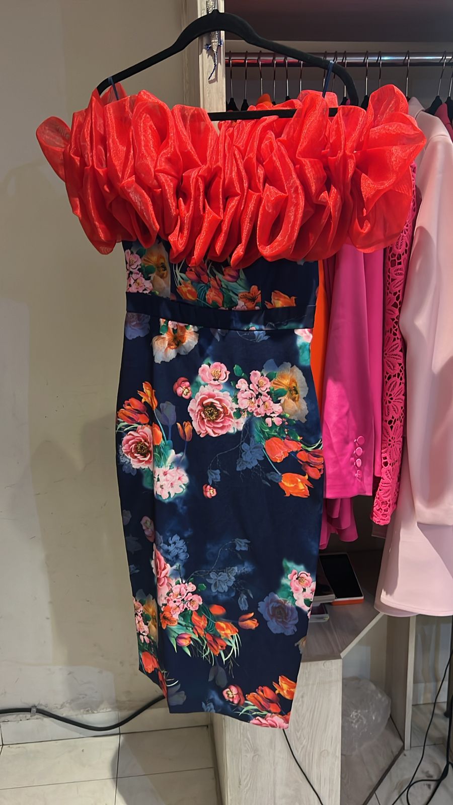 NOIR BLOSSOM DRESS