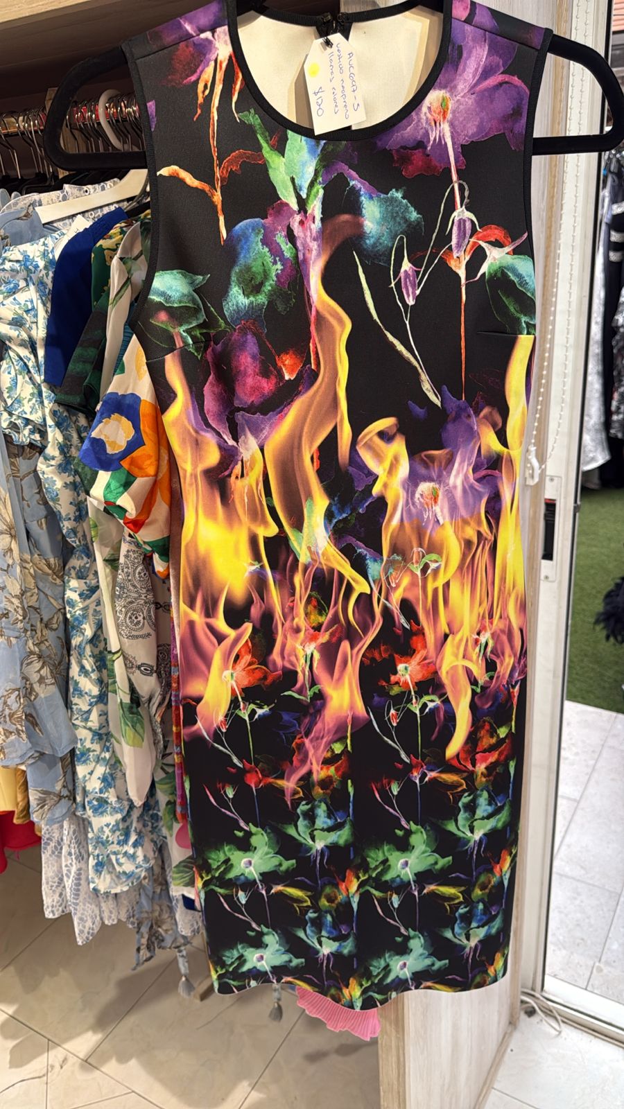 FLAMINGO FIRE DRESS
